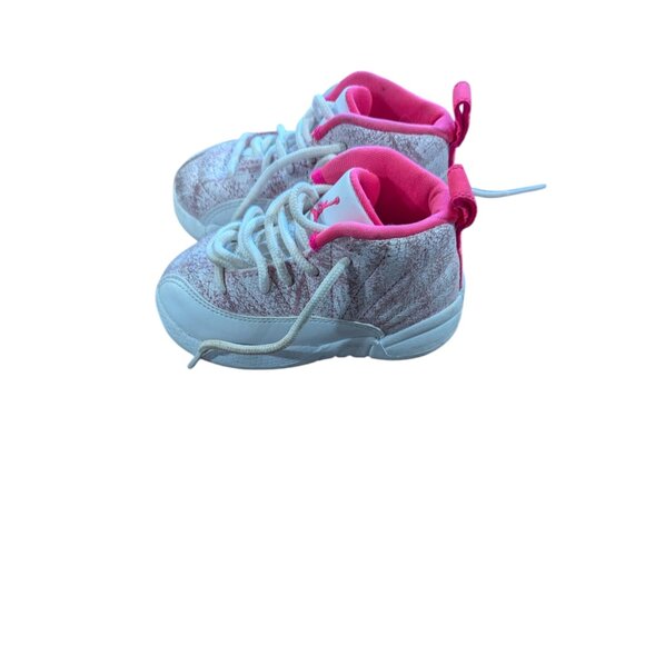 Nike Air Jordan Arctic Pink Punch Lace Up Shoes Sz 6c